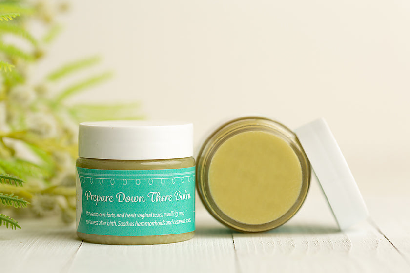 how to not tear during birth with this natural herbal balm for vagina after birth and postpartum