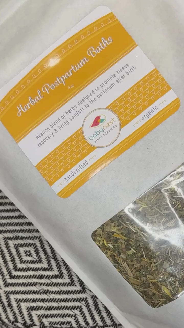 Herbal Postpartum Sitz Baths